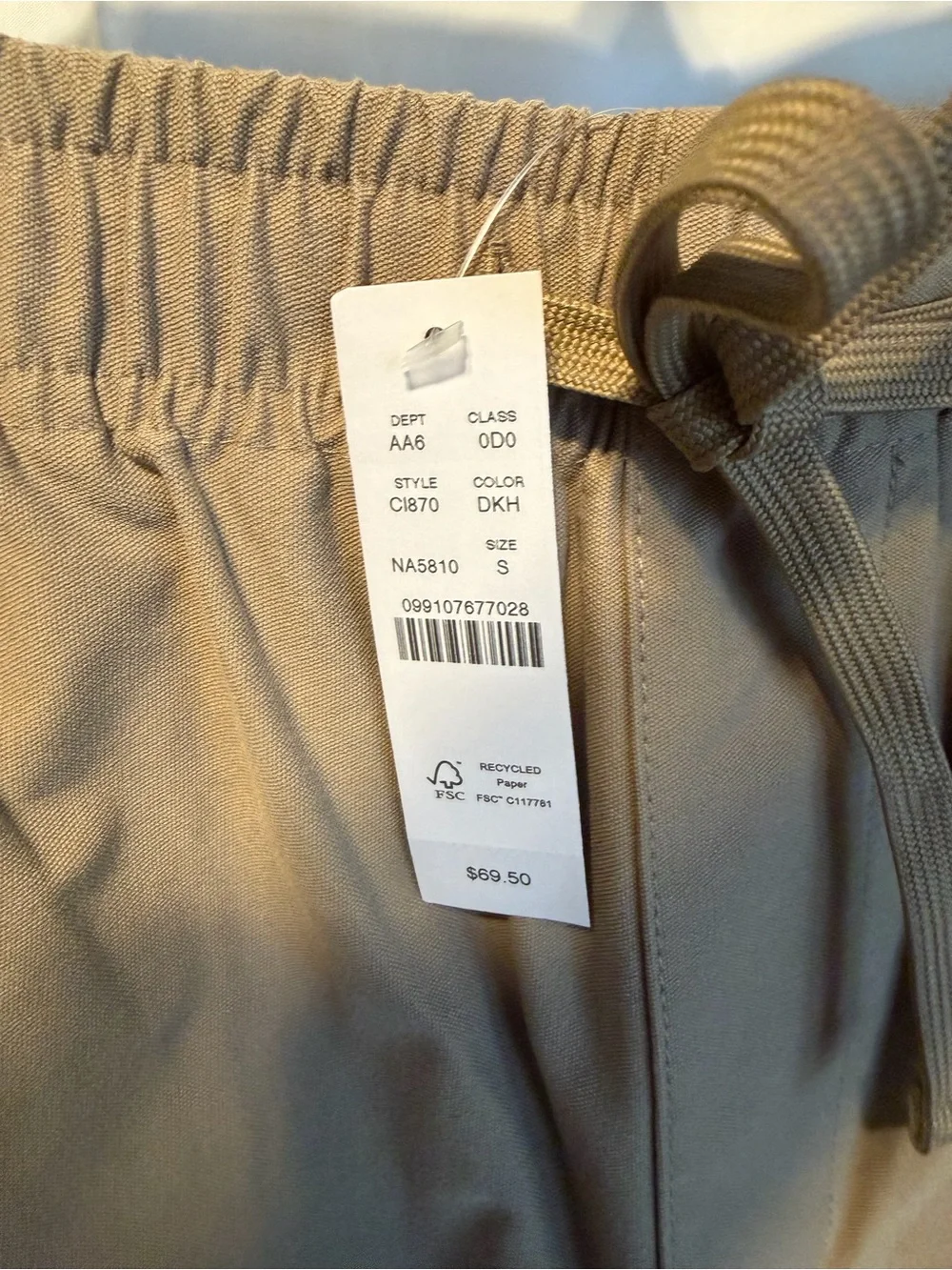 J. Crew Men's Shorts in Khaki NWT